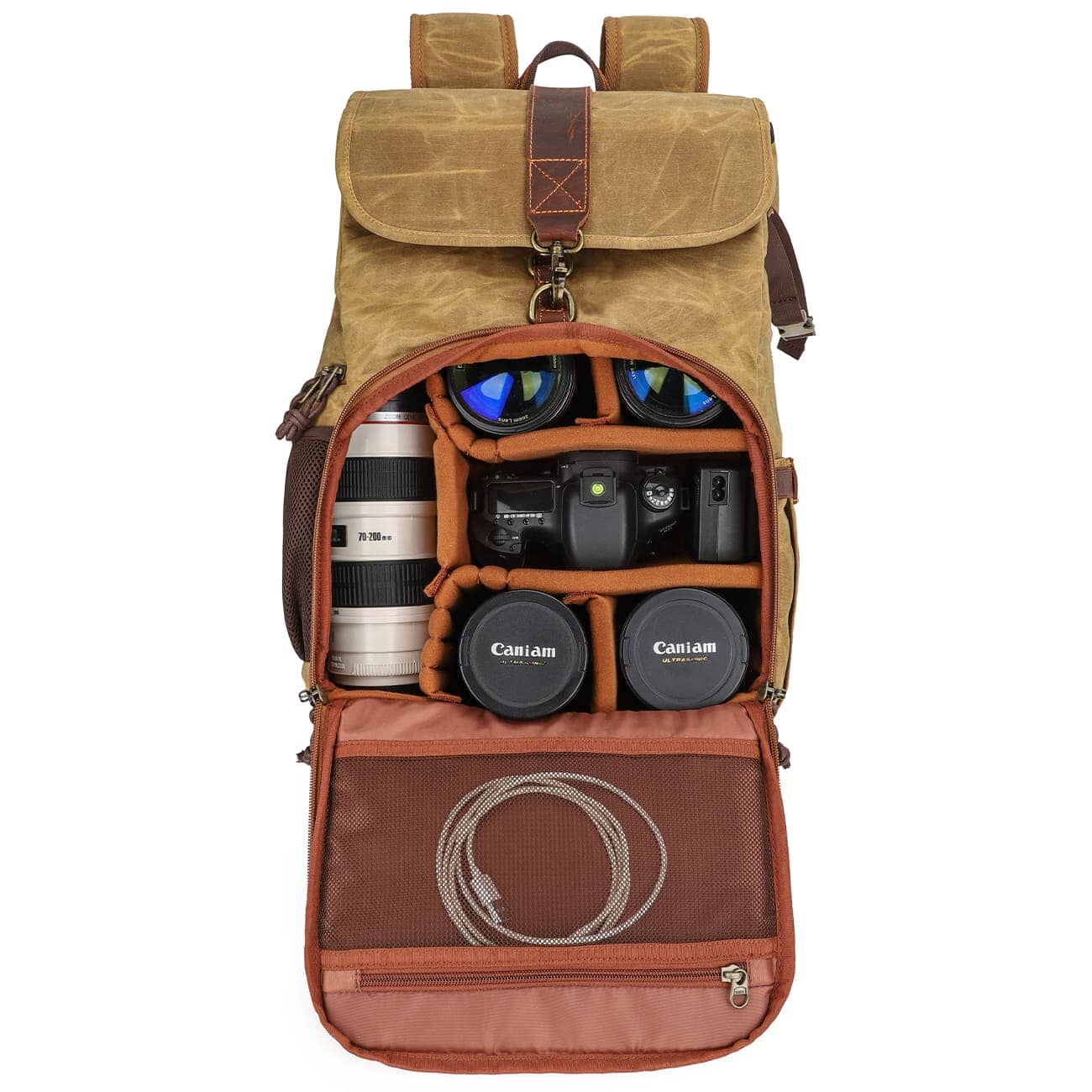 Canvas Camera Backpack | KRUGER - Image 23