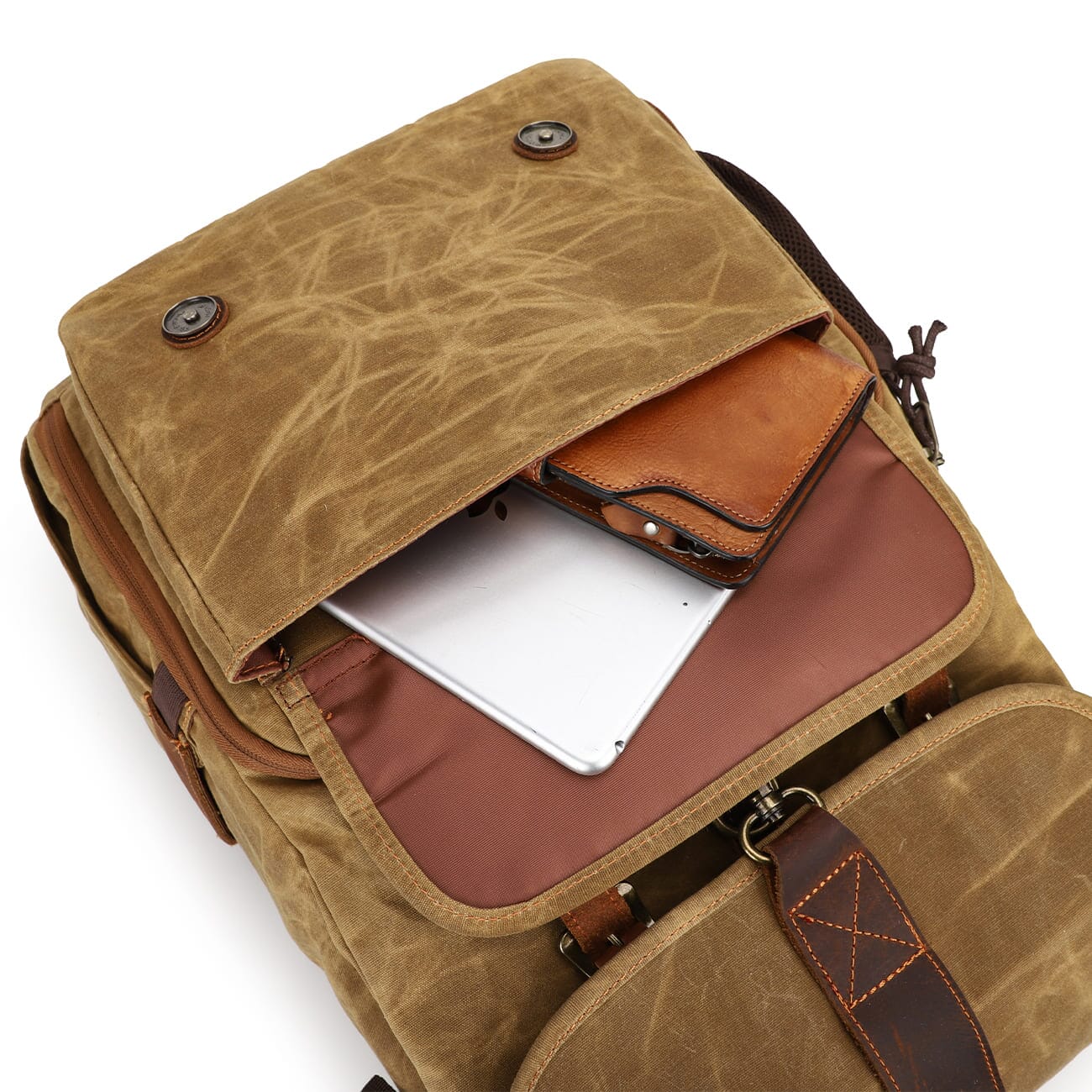 Canvas Camera Backpack | KRUGER - Image 30