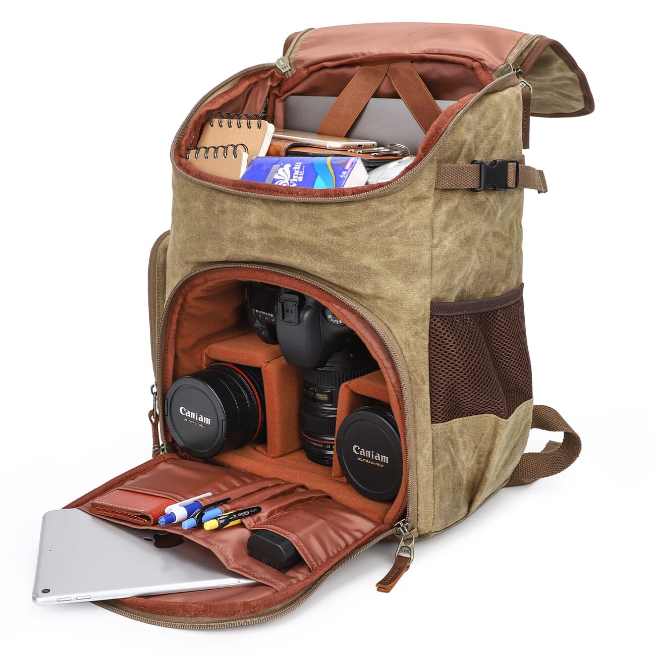 Canvas DSLR Camera Backpack | SEQUOIA - Image 11