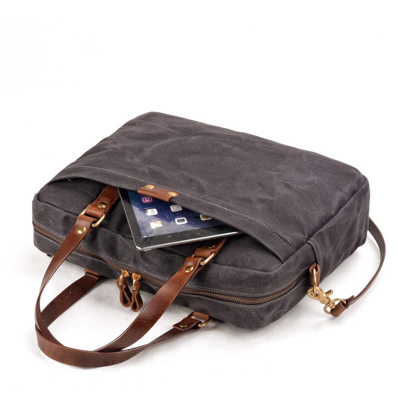 Canvas Laptop Messenger Bag | MEMPHIS - Image 14