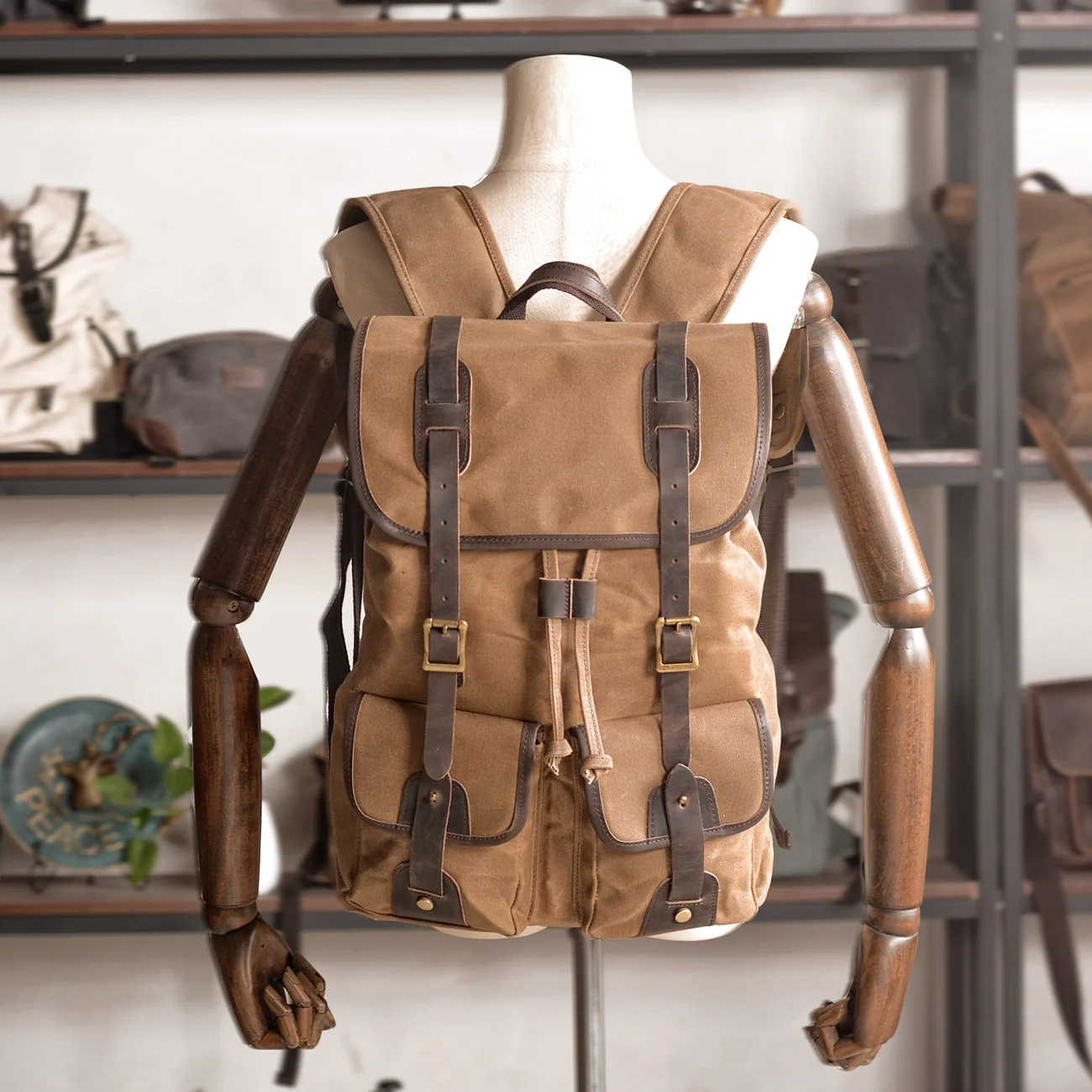 Canvas Travel Backpack | CALGARY - Image 9