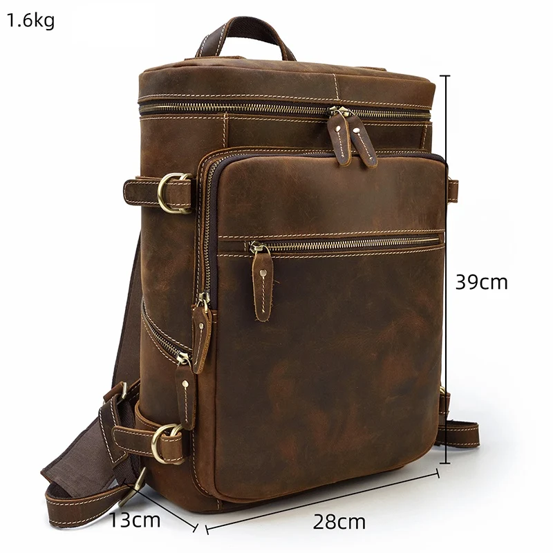 Leather Rucksack Backpack | NOVOA - Image 3