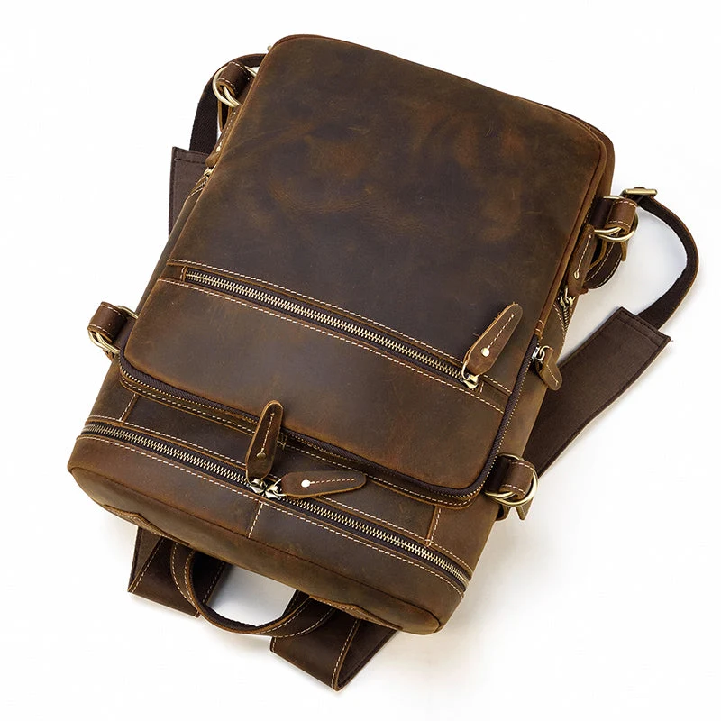 Leather Rucksack Backpack | NOVOA - Image 6