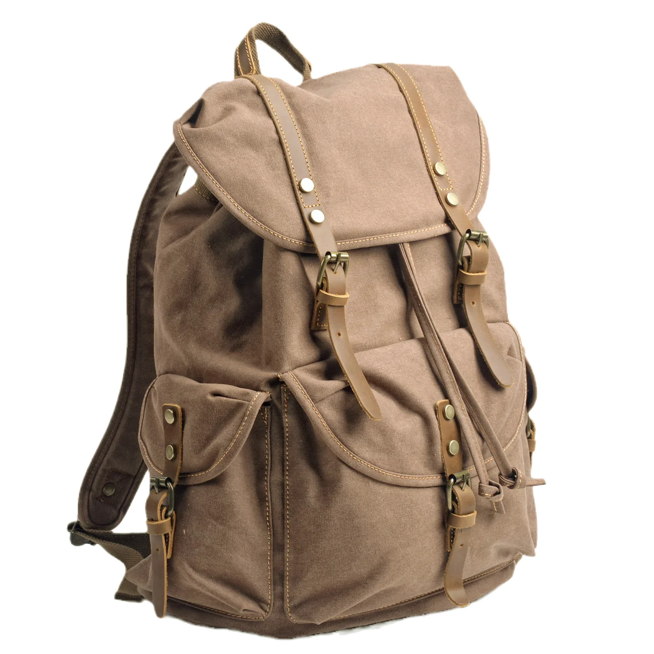Military Canvas Backpack | MONTREAL - Image 8