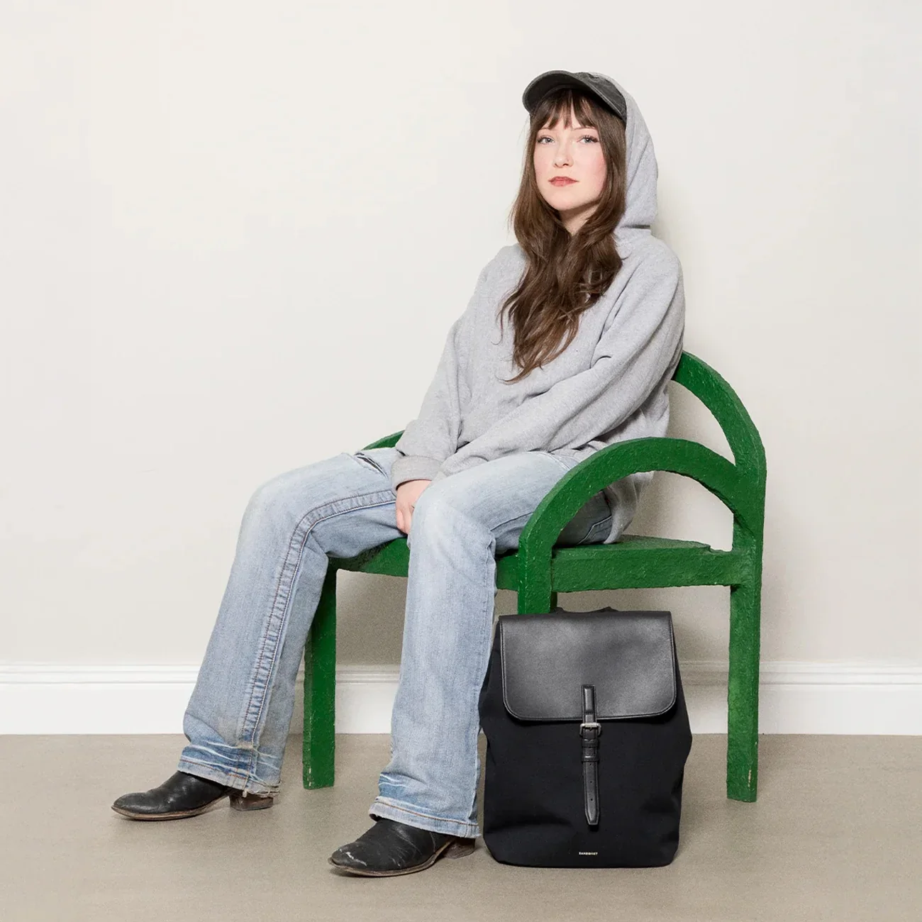 Leather Lid Backpack 14" - Image 2