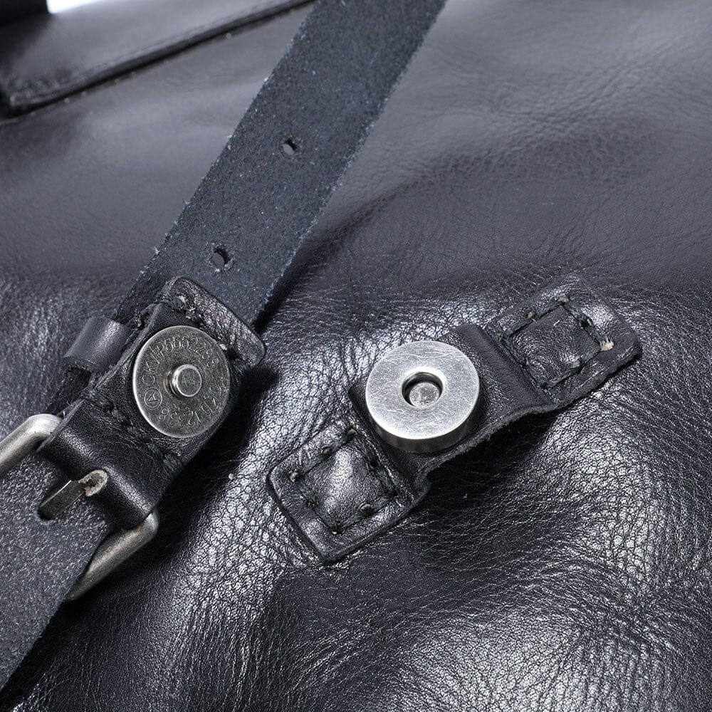 Small Black Leather Backpack | WALTER - Image 17