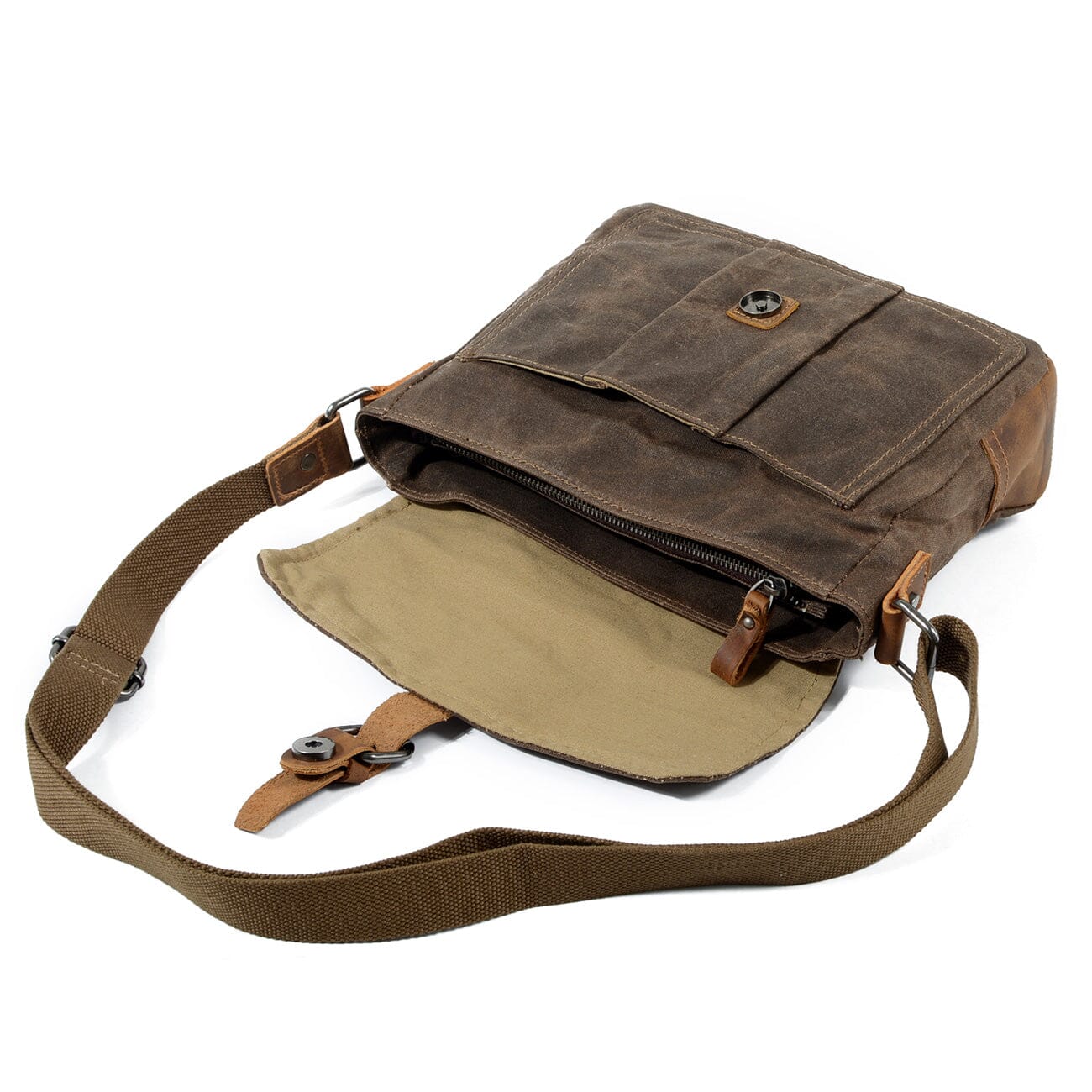 Small Canvas Messenger Bag | BALTIMORE - Image 11