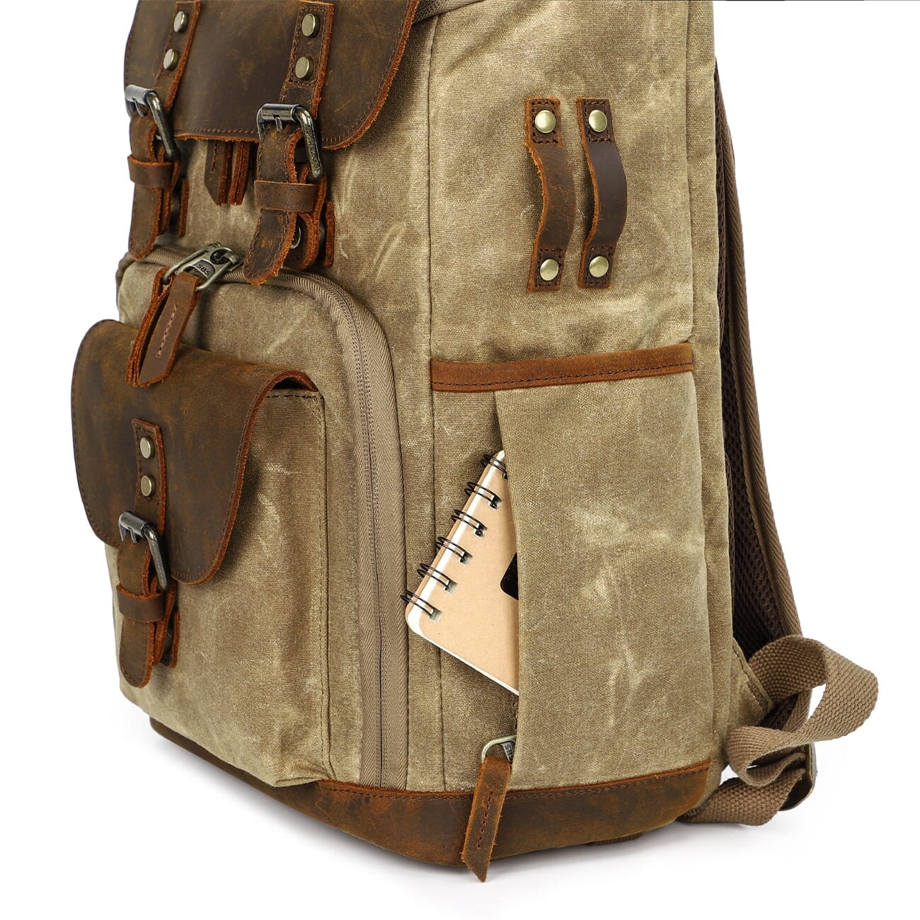 Vintage Leather Camera Backpack | DENALI - Image 25