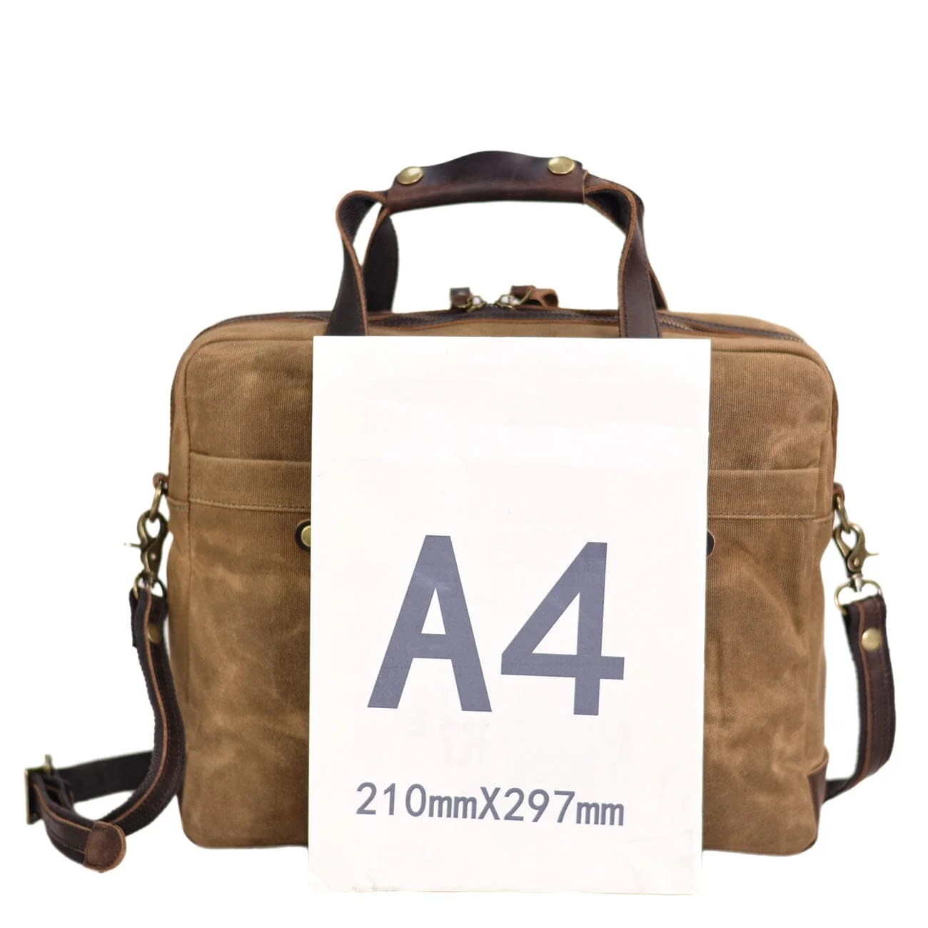 Waxed Canvas Briefcase | ANCHORAGE - Image 14