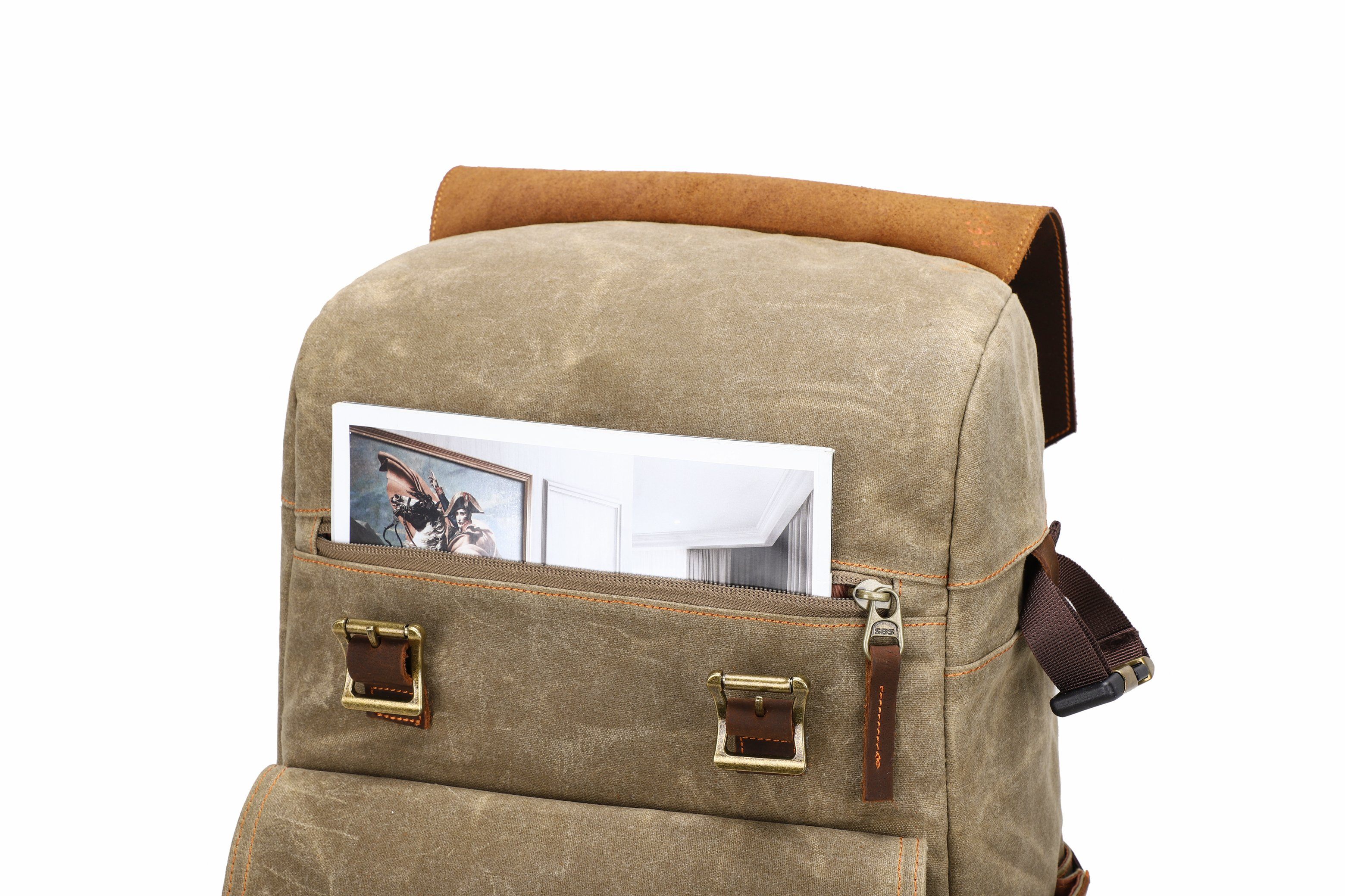 Waxed Canvas Camera Backpack | ALGONQUIN - Image 9