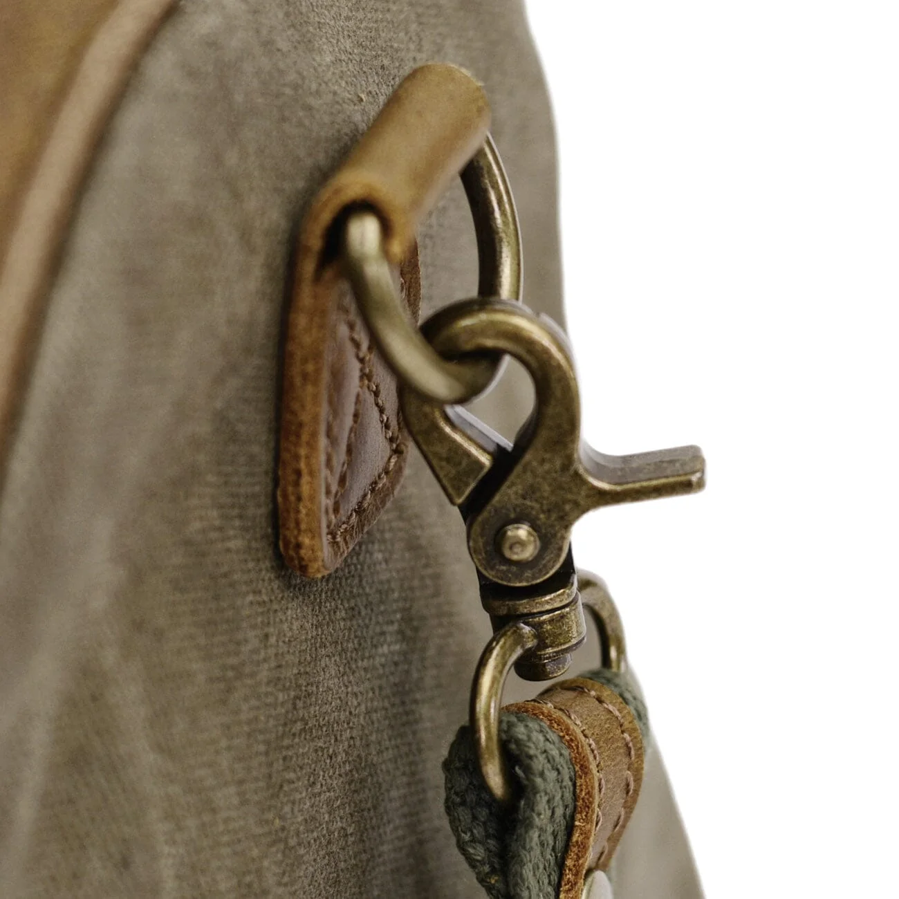 Waxed Canvas & Leather Sling Bag | INDIANAPOLIS - Image 16