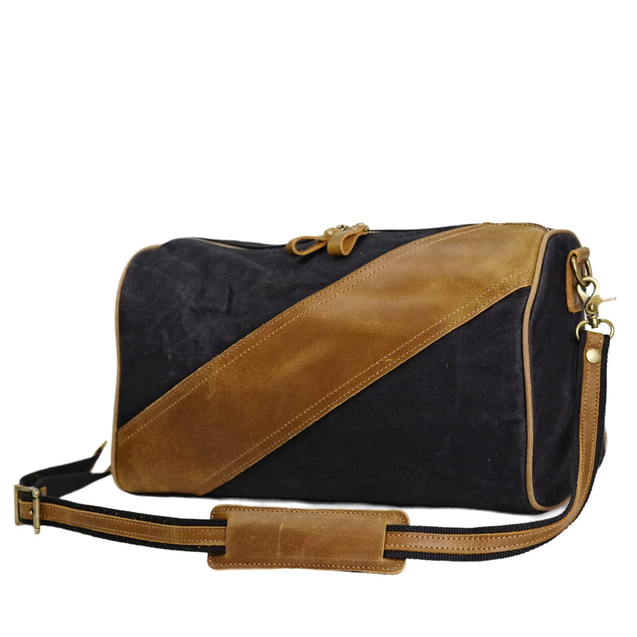 Waxed Canvas & Leather Sling Bag | INDIANAPOLIS - Image 6