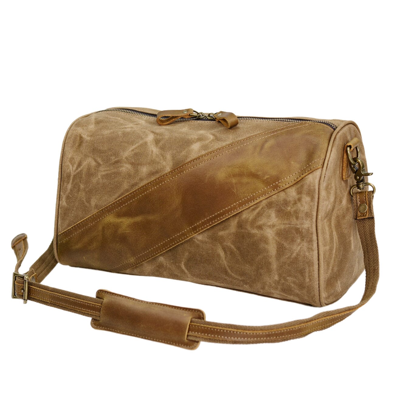 Waxed Canvas & Leather Sling Bag | INDIANAPOLIS - Image 7