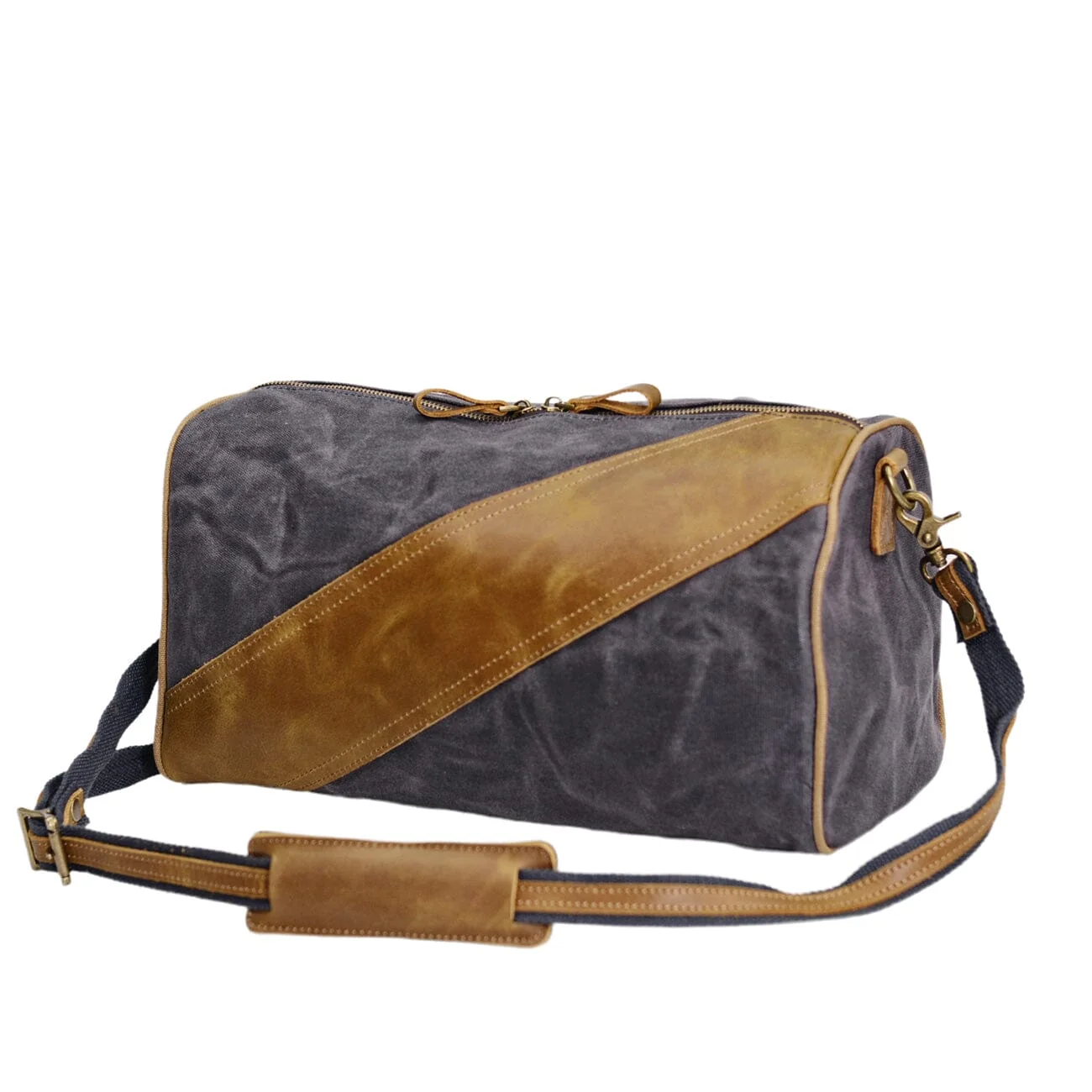 Waxed Canvas & Leather Sling Bag | INDIANAPOLIS - Image 8