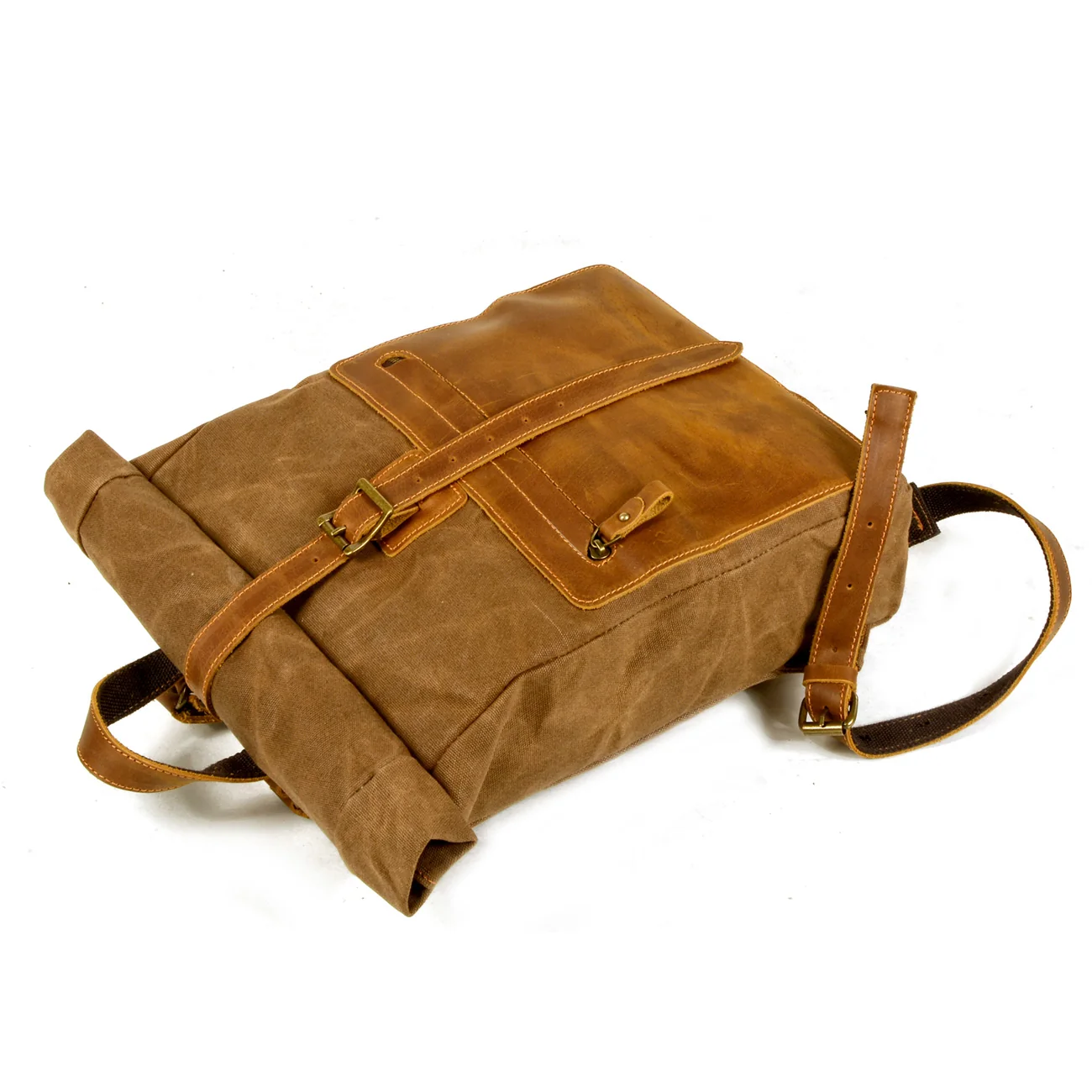 Waxed Canvas Rucksack | HANOVER - Image 19